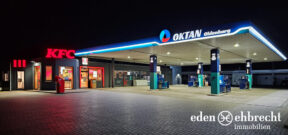 Eden-Ehbrecht Immobilien vermietet Drive-In Gastro-Fläche an KFC, Kentucky Fried Chicken. Gewerbemakler, Gastromakler, Immobilienmakler